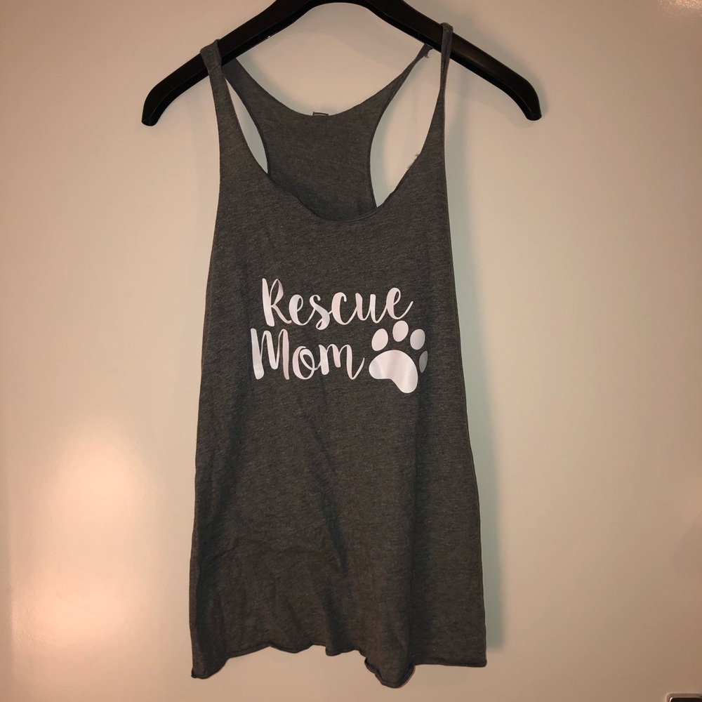Rescue mom tank top